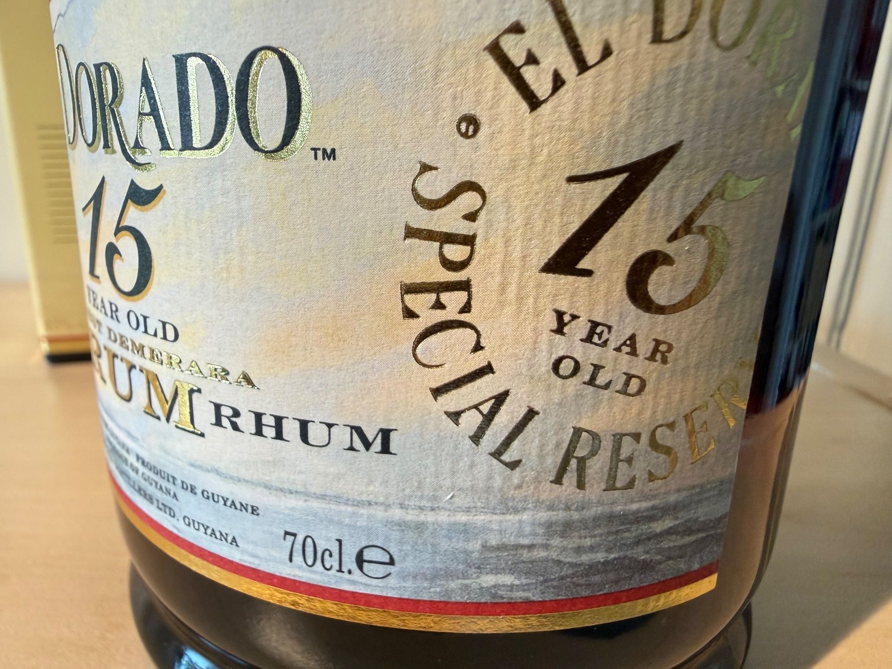 Spirituosen: 1 Flasche Rum El Dorado, 15 Years... – Neu und originalverpackt aus Wöschnau von Vinsale 4